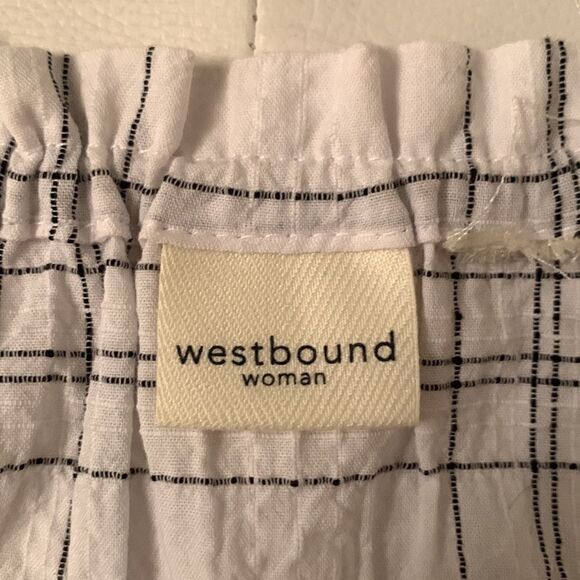 Westbound White Embroidered Top Tunic Size L - Picture 5 of 6